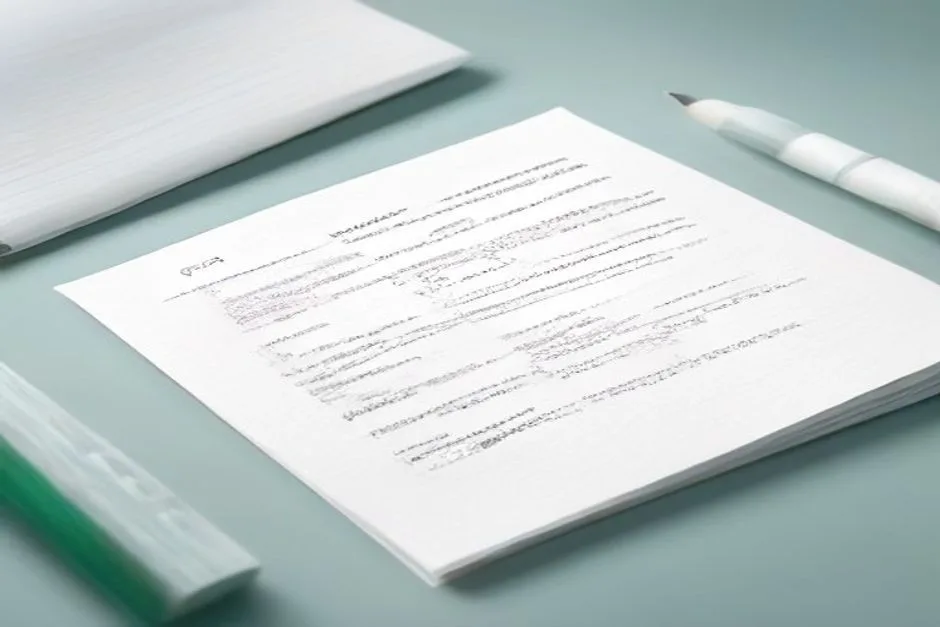 Document pages prepared for a plain-language review