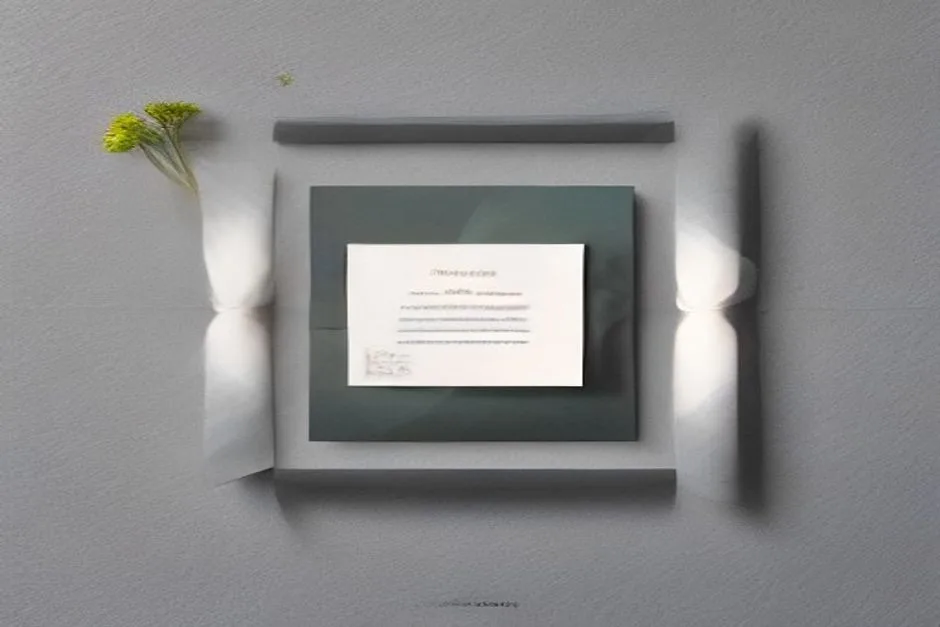 A long paper strip reorganized into shorter readable pieces